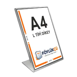 L Tipi Dikey A4 Föylükler