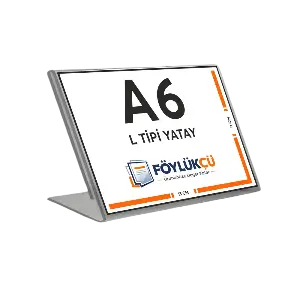 L Tipi Yatay A6 Föylükler