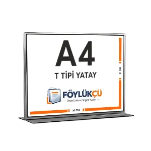 T Tipi Yatay A4 Föylükler