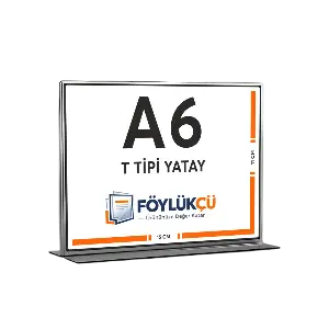 T Tipi Yatay A6 Föylükler