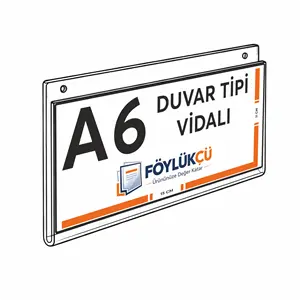 Duvar Tipi Vidalı A6 Yatay Föylükler