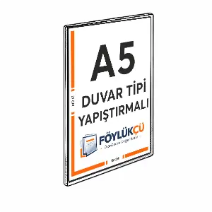 Duvar Tipi Yapıştırmalı A5 Dikey Föylükler