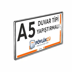 Duvar Tipi Yapıştırmalı A5 Yatay Föylükler