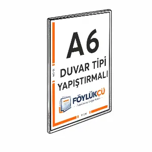 Duvar Tipi Yapıştırmalı A6 Dikey Föylükler