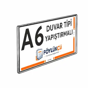 Duvar Tipi Yapıştırmalı A6 Yatay Föylükler