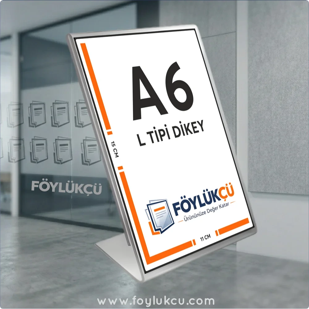 L Tipi A6 Dikey Föylük
