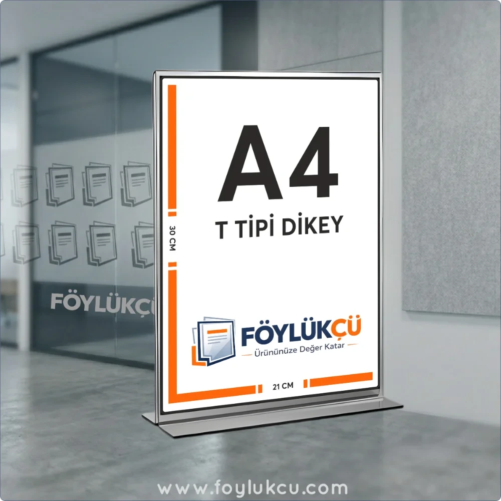 T Tipi A4 Dikey Föylük
