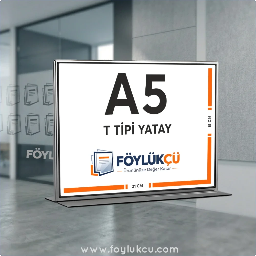 T Tipi A5 Yatay Föylük