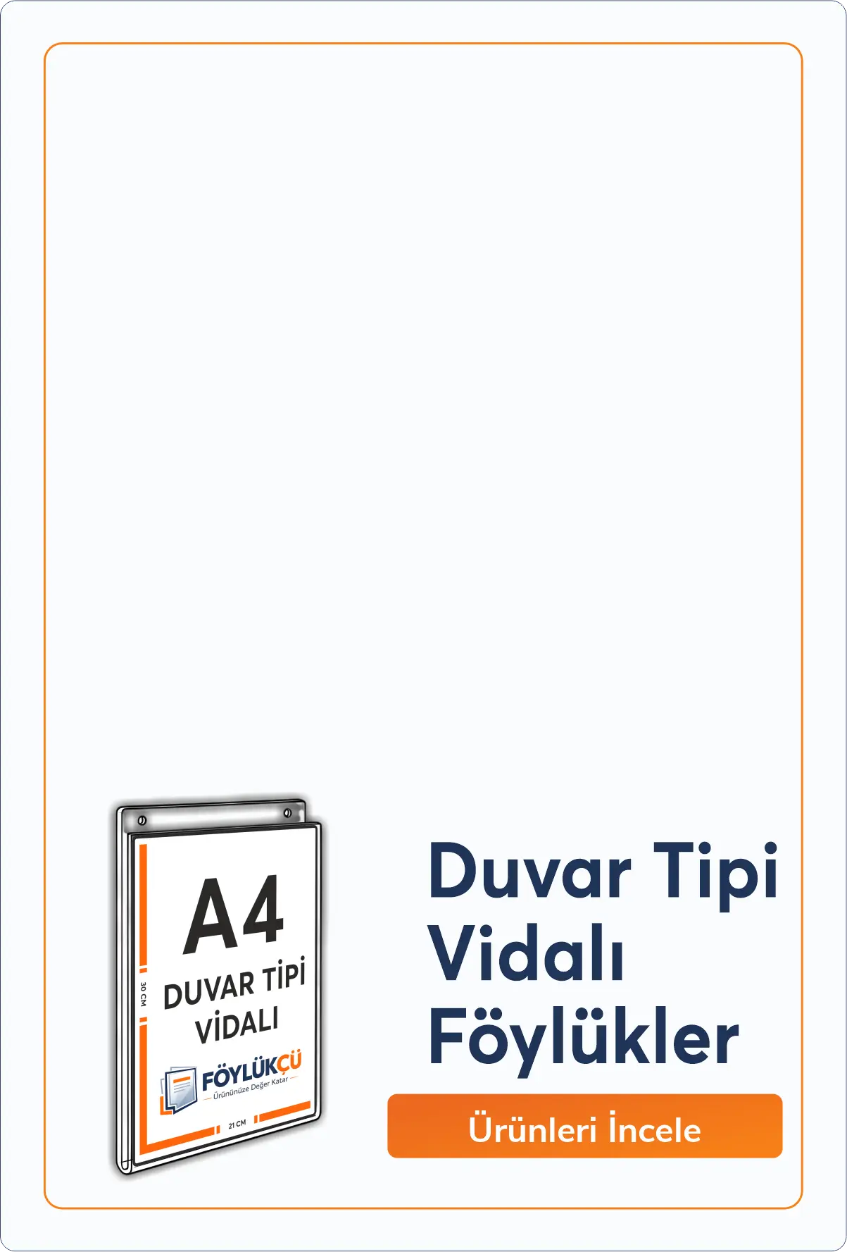 Duvar Tipi Vidalı Föylük Modelleri